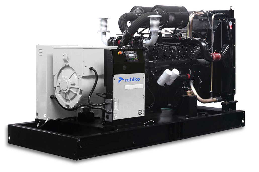 Planta eléctrica Rehlko 600 KW, modelo D600U. Generador de alta potencia y confiabilidad, ideal para uso industrial y proyectos de gran demanda. Disponible en Jenergy Solutions México.