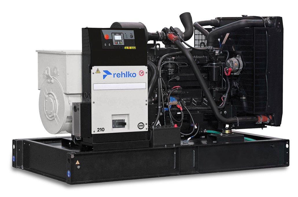 Planta eléctrica Rehlko 200 KW, modelo J210U. Potente, confiable y eficiente. Ideal para respaldo de energía industrial o comercial. Disponible en Jenergy Solutions México.