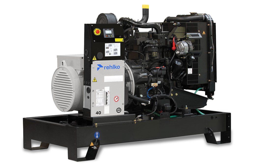 Planta eléctrica Rehlko 40 KW monofásica, modelo J40UM, disponible en Jenergy Solutions. Potente, eficiente y confiable, ideal para respaldo de energía residencial o comercial.