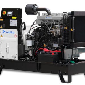 Planta eléctrica Rehlko 28 KW monofásica, modelo J30UM, disponible en Jenergy Solutions. Potente, silenciosa y confiable, ideal para respaldo de energía residencial o comercial.