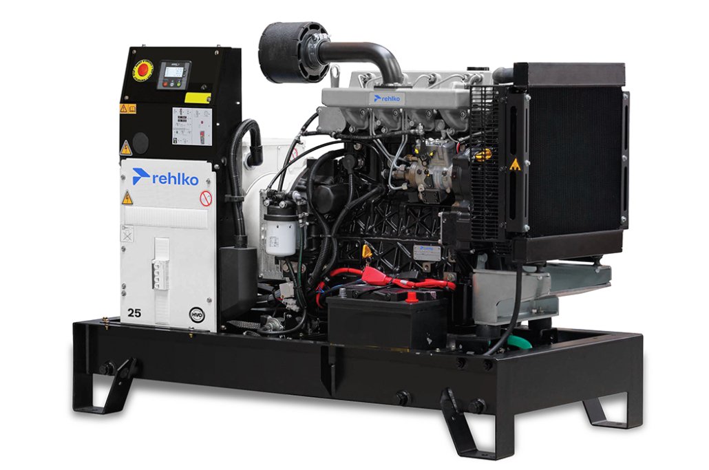 Planta eléctrica Rehlko 28 KW monofásica, modelo J30UM, disponible en Jenergy Solutions. Potente, silenciosa y confiable, ideal para respaldo de energía residencial o comercial.