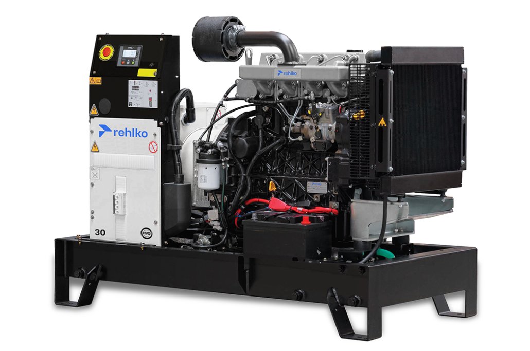 Planta eléctrica Rehlko 30 KW monofásica, modelo K30UM, disponible en Jenergy Solutions. Potente, eficiente y confiable, ideal para respaldo de energía residencial o comercial.