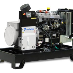 Planta eléctrica Rehlko 40 KW, modelo K40U. Potente, eficiente y confiable. Ideal para respaldo de energía en aplicaciones industriales o comerciales.