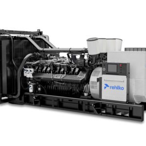 Planta eléctrica Rehlko 1600 KW, modelo KD1600-UF. Potente, confiable y eficiente. Ideal para respaldo energético industrial y grandes proyectos. Disponible en Jenergy Solutions México.