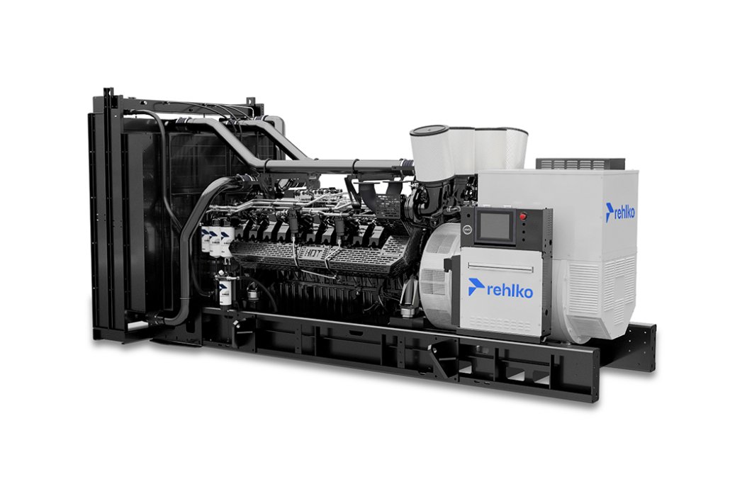 Planta eléctrica Rehlko 1750 KW, modelo KD1750-UF. Potente, confiable y eficiente. Ideal para respaldo energético industrial y grandes proyectos. Disponible en Jenergy Solutions México.