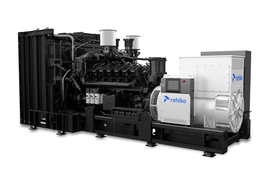 Planta eléctrica Rehlko 2000 KW, modelo KD2000-UF. Potente, eficiente y confiable. Ideal para respaldo energético industrial y grandes proyectos. Disponible en Jenergy Solutions México.