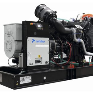 Planta eléctrica Rehlko 300 KW, modelo V300U. Potente, confiable y eficiente. Ideal para respaldo de energía industrial o comercial. Disponible en Jenergy Solutions México.