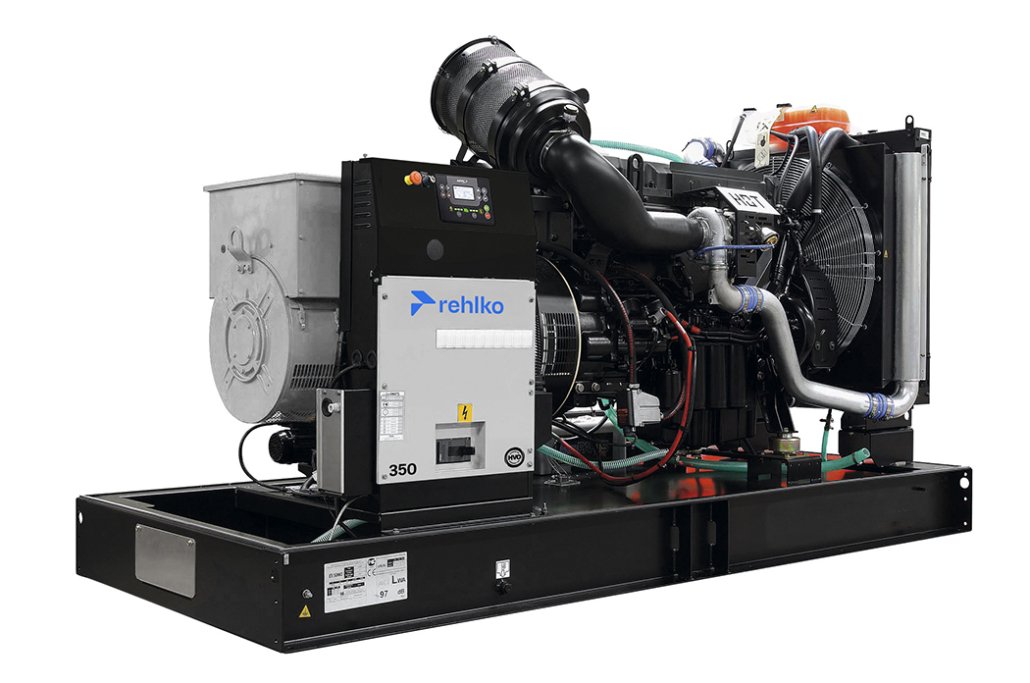 Planta eléctrica Rehlko 350 KW, modelo V350U. Potente, confiable y eficiente. Ideal para respaldo de energía industrial o comercial. Disponible en Jenergy Solutions México.