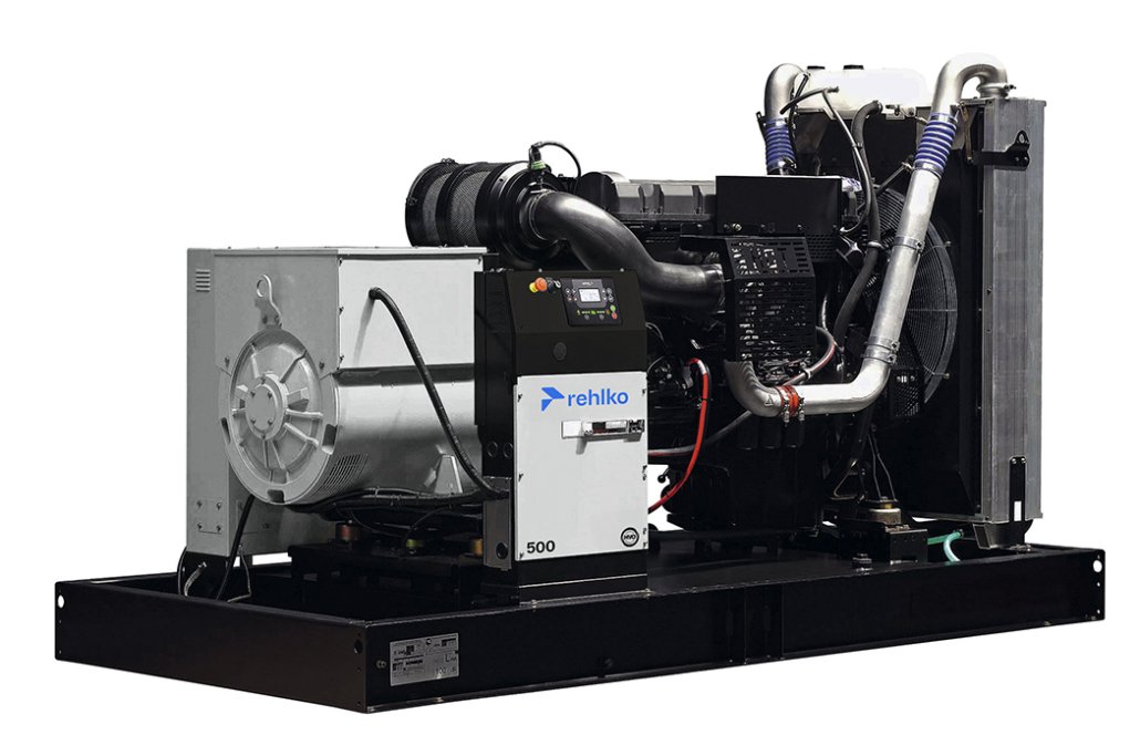 Planta eléctrica Rehlko 500 KW, modelo V500UC2. Potente, confiable y eficiente. Ideal para respaldo de energía industrial o comercial. Disponible en Jenergy Solutions México.