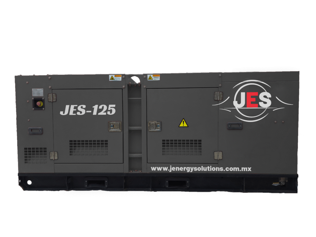 Planta de energía 125 kW en renta o venta. Soporte técnico especializado y garantía de rendimiento. Confía en Jenergy Solutions